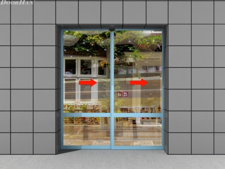 Автоматические раздвижные двери DoorHan серии ad-sp-telescope 1400*2200